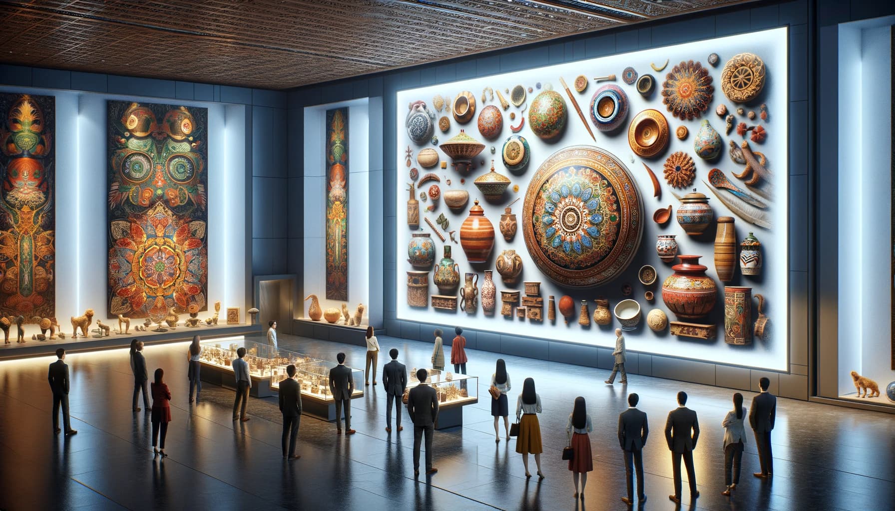 Unveiling the Art: Promoting Handicrafts through Digital Projection Technology
